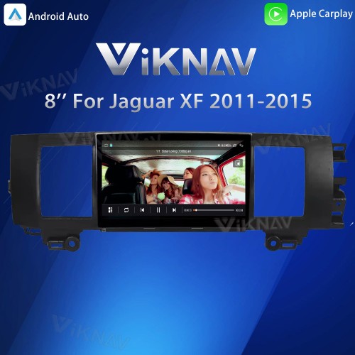 Viknav 8" Android Car Radio for Jaguar XF 2011-2015 Wireless CarPlay & Android Auto GPS Navigation Player
