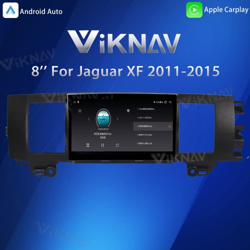 Viknav 8" Android Car Radio for Jaguar XF 2011-2015 Wireless CarPlay & Android Auto GPS Navigation Player