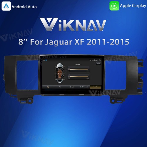 Viknav 8" Android Car Radio for Jaguar XF 2011-2015 Wireless CarPlay & Android Auto GPS Navigation Player