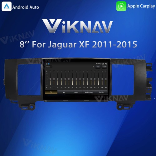 Viknav 8" Android Car Radio for Jaguar XF 2011-2015 Wireless CarPlay & Android Auto GPS Navigation Player