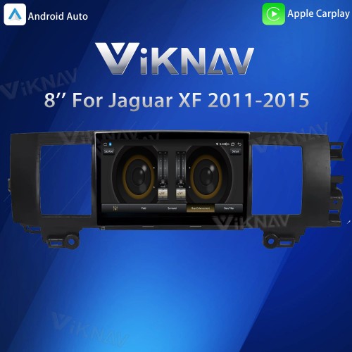 Viknav 8" Android Car Radio for Jaguar XF 2011-2015 Wireless CarPlay & Android Auto GPS Navigation Player