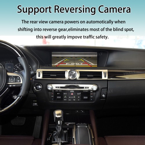 Viknav Linux Interface Box for Lexus GS 2009 -2020 Wireless CarPlay Decoder Android Auto GPS Navigatipn Original Car Radio Screen