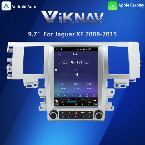 Viknav Android Head Unit for Jaguar XF 2008-2015 Wireless CarPlay & Android Auto GPS Navigation Stereo
