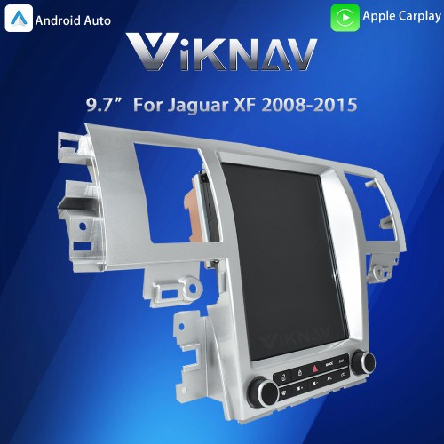 Viknav Android Head Unit for Jaguar XF 2008-2015 Wireless CarPlay & Android Auto GPS Navigation Stereo