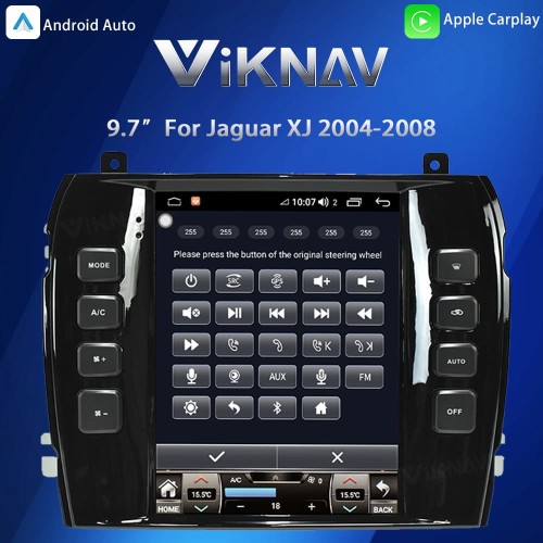 Viknav 9.7" Android Auto & Wireless CarPlay touch screen for Jaguar XJ 2004-2008 GPS Navigation Head Unit