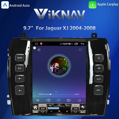 Viknav 9.7" Android Auto & Wireless CarPlay touch screen for Jaguar XJ 2004-2008 GPS Navigation Head Unit