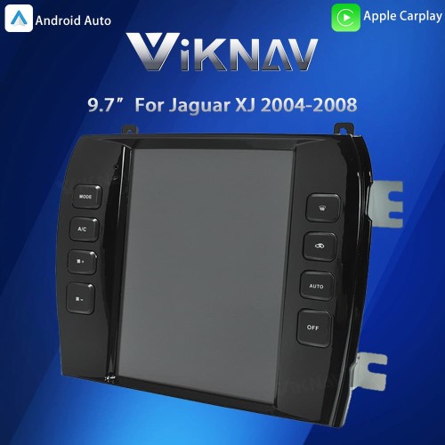 Viknav 9.7" Android Auto & Wireless CarPlay touch screen for Jaguar XJ 2004-2008 GPS Navigation Head Unit