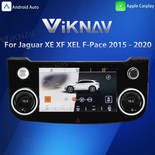Viknav 10 Inch Car Climate Control Replacement for Jaguar XE XF XEL F-Pace 2015-2020 Touch Screen AC Control Panel