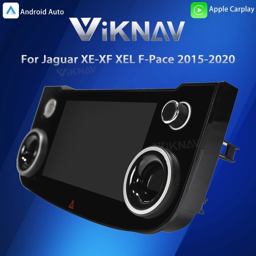 Viknav 10 Inch Car Climate Control Replacement for Jaguar XE XF XEL F-Pace 2015-2020 Touch Screen AC Control Panel