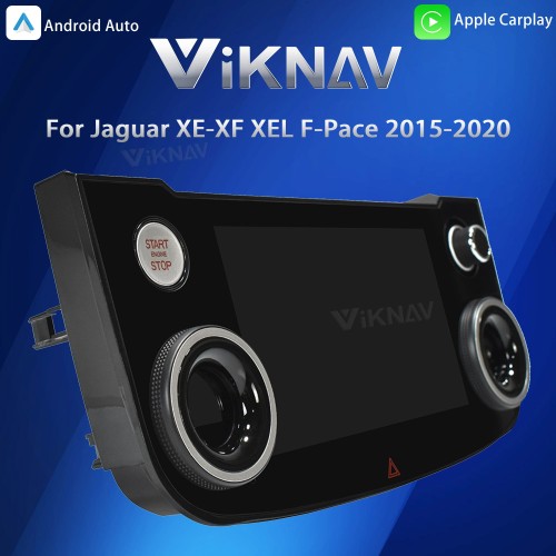 Viknav 10 Inch Car Climate Control Replacement for Jaguar XE XF XEL F-Pace 2015-2020 Touch Screen AC Control Panel