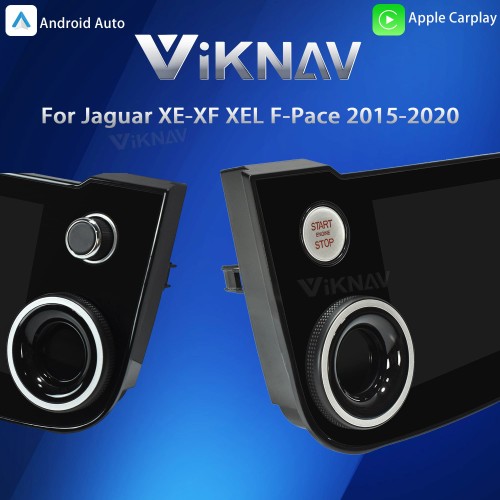Viknav 10 Inch Car Climate Control Replacement for Jaguar XE XF XEL F-Pace 2015-2020 Touch Screen AC Control Panel