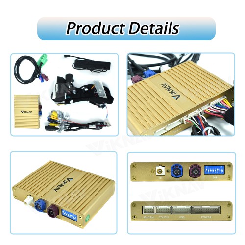 Viknav Linux Interface Box for Lexus LM 2020-2022 Wireless CarPlay Decoder Android Auto GPS Navigatipn Original Car Radio Screen