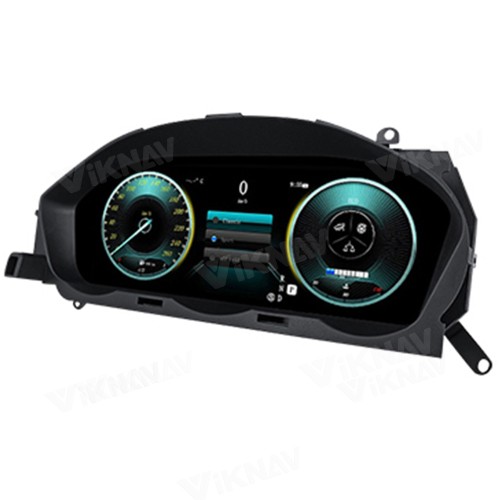 Viknav 12.3 Inch Digital Cluster Car Speedometer For Mercedes Benz C- Class W204 2012 2013 2014 Linux System Car Instrument Cluster Screen Instrument Replacement (NTG4.5)