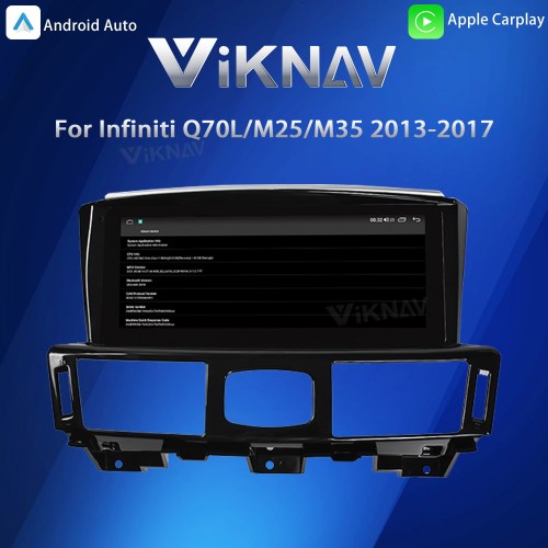 Viknav 10.25inch Android Stereo for Infiniti Q70L/M25/M35/2013-2017 Wireless CarPlay & Android Auto GPS Navigation