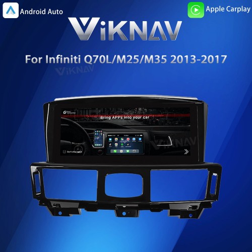 Viknav 10.25inch Android Stereo for Infiniti Q70L/M25/M35/2013-2017 Wireless CarPlay & Android Auto GPS Navigation