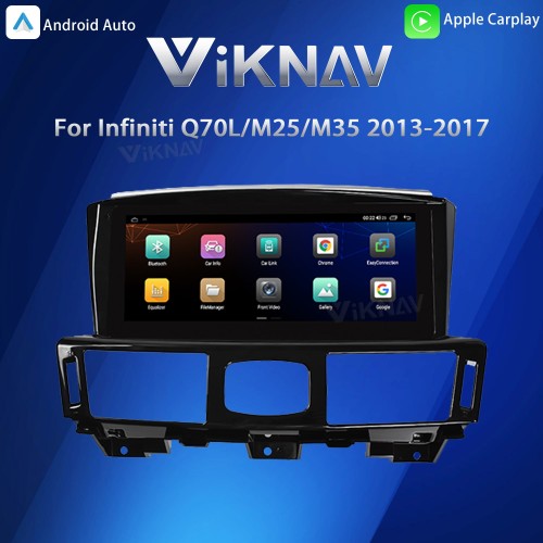 Viknav 10.25inch Android Stereo for Infiniti Q70L/M25/M35/2013-2017 Wireless CarPlay & Android Auto GPS Navigation