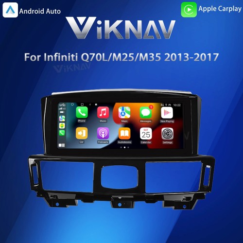 Viknav 10.25inch Android Stereo for Infiniti Q70L/M25/M35/2013-2017 Wireless CarPlay & Android Auto GPS Navigation
