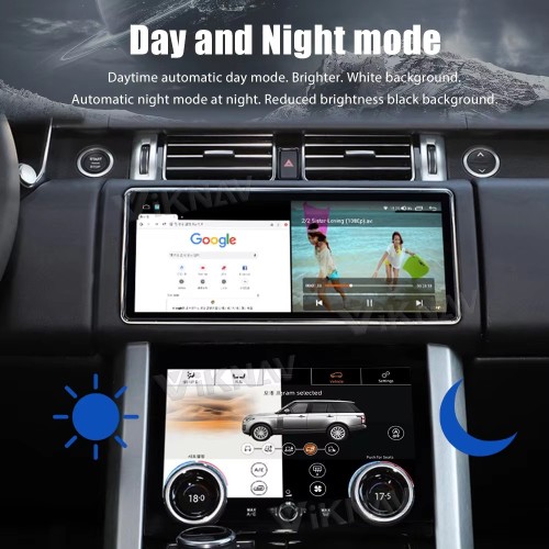 Viknav 10.4 Inch AC Panel Touch Screen For Land Rover Range Rover Vogue L405 2013-2017 Digital Display Air Conditioning Switch Climate Control Dashboard