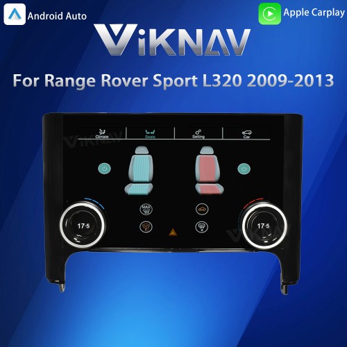 Viknav 10.4 Inch AC Panel Touch Screen For Land Rover Range Rover Sport L320 2009-2013 Digital Display Air Conditioning Switch Climate Control Dashboard