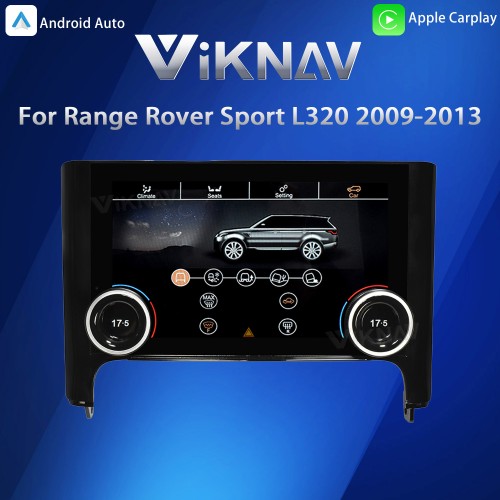 Viknav 10.4 Inch AC Panel Touch Screen For Land Rover Range Rover Sport L320 2009-2013 Digital Display Air Conditioning Switch Climate Control Dashboard