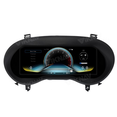 Viknav 12.3 Inch Digital Cluster Car Speedometer For Mercedes Benz VITO 2015-2021 Linux System Car Instrument Cluster Screen Instrument Replacement