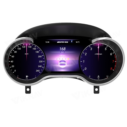 Viknav Digital Cluster Car Speedometer For Mercedes Benz G-Class GLE 2013-2019 Linux System Car Instrument Cluster Screen Instrument Replacement(NTC5.0)
