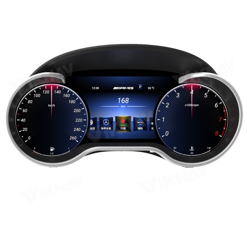 Viknav Digital Cluster Car Speedometer For Mercedes Benz R500 GL450 2005-2010 Linux System Car Instrument Cluster Screen Instrument Replacement