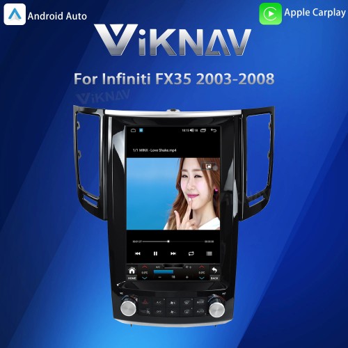 Viknav Android 12.1 inch Car Stereo for Infiniti FX35 2003-2008 Wireless CarPlay & Android Auto GPS Navigation Head Unit