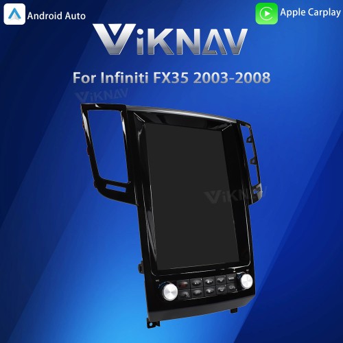 Viknav Android 12.1 inch Car Stereo for Infiniti FX35 2003-2008 Wireless CarPlay & Android Auto GPS Navigation Head Unit