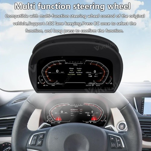 Viknav 11 inch Digital Cluster For BMW X1 E84 2009-2015 Vertical Screen Car Speedometer Car Dashboard Digital Panel Head Unit