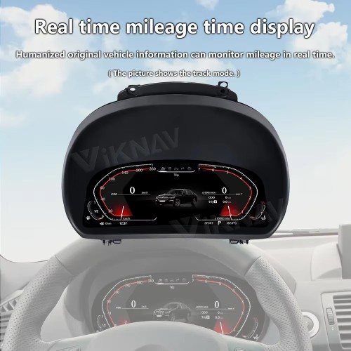 Viknav Digital Instrument Cluster 11 inch For BMW 1 series E87 2004- 2011 Linux System Vertical Screen Car SpeedMeter Car Dashboard Digital Panel
