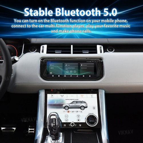 Viknav Android Radio For Land Rover Range Rover Sport L494 Vogue L405 2013-2017 Wireless Carplay Android Auto Multimedia Player GPS Navigation Touch Screen Stereo