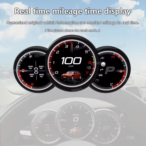 Viknav Digital Dashboard 9 inch For BMW MINI 2014-2023 RHD&LHD LCD Screen Linux System CockPit Speedometer Instrument Cluster
