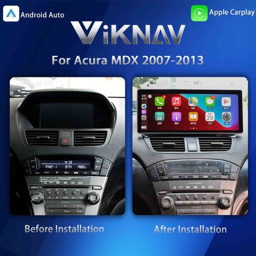 Viknav Android Car Stereo For Honda Acura MDX 2007-2013 Car Radio Wireless Carplay Android Auto GPS Navigation Multimedia Player