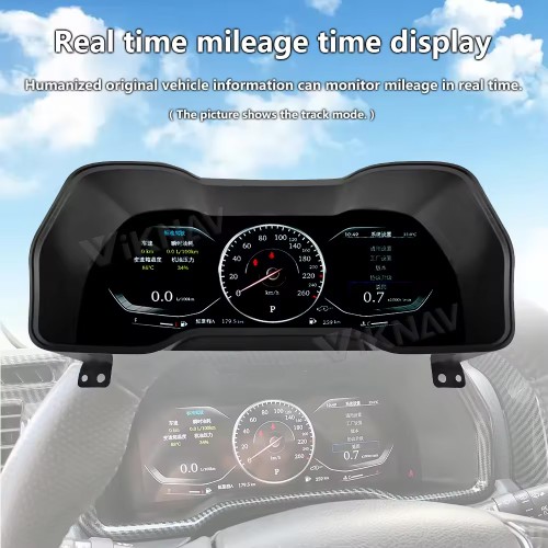 Viknav Car Instrument Panel 12.3 Inch For Toyota 4Runner 2014-2019 Linux System Digital Speedometer Dashboard Screen