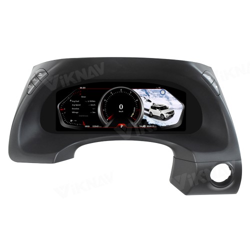 Viknav 12.3 Inch LCD Digital Cluster Car Speedometer For Nissan Patrol Y62 Infiniti QX80 2015-2019 Linux System Car Instrument Cluster Screen Instrument Replacement