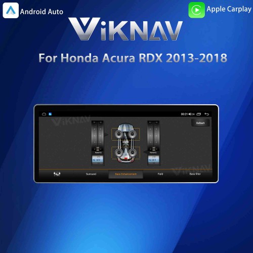 Viknav Android Car Stereo For Honda Acura RDX 2013-2018 Car Radio with 12.3-inch screen Wireless Carplay Android Auto GPS Navigation Multimedia Player