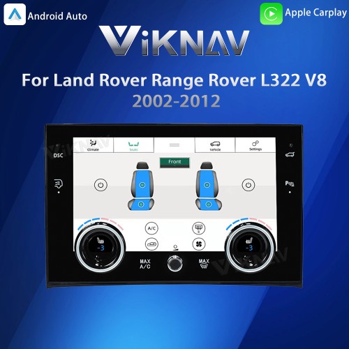 Viknav Digital AC Panel For Land Rover Range Rover V8 L322 2002-2012 Air Conditioning Control AC Board Climate Temperature Control Touch Screen