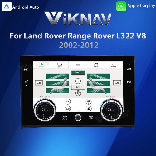 Viknav Digital AC Panel For Land Rover Range Rover V8 L322 2002-2012 Air Conditioning Control AC Board Climate Temperature Control Touch Screen