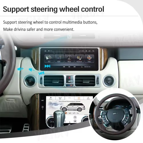 Viknav 10.25 inch Android Radio For Land Rover Range Rover V8 L322 2002-2012 Multimedia Player GPS Navigation Stereo Wireless Carplay Android Auto Touch Screen