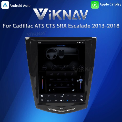 Viknav Android 10.5 inch Car Stereo for Cadillac ATS CTS SRX Escalade 2013-2018 Wireless CarPlay & Android Auto GPS Navigation Head Unit