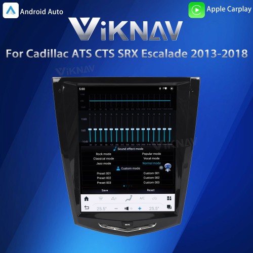 Viknav Android 10.5 inch Car Stereo for Cadillac ATS CTS SRX Escalade 2013-2018 Wireless CarPlay & Android Auto GPS Navigation Head Unit