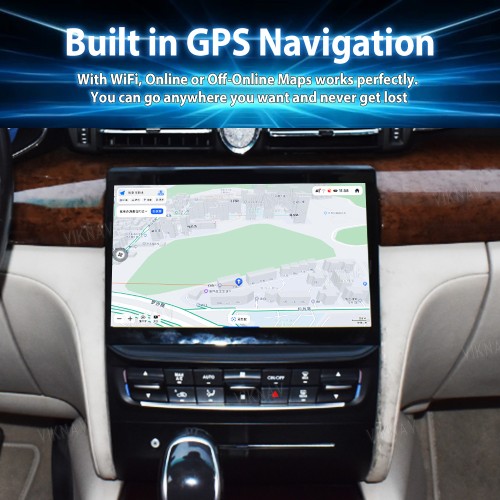 10.4 Inch Touch Screen Android System Car Radio For Maserati Quattroporte 2013-2017 Wireless Apple Carplay Multimedia Player GPS Navigation Head Unit(128GB)