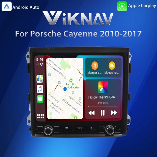 8.8 Inch Car Radio For Porsche Cayenne 2010-2017 Android System Auto Stereo Wireless Carplay GPS Navigation Multimedia Player Touch Screen Head Unit (64GB)