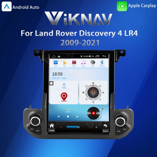 Viknav Android Radio For Land Rover Discovery 4 LR4 2009-2021 Multimedia Player GPS Navigation Stereo Wireless Carplay Android Auto Touch Screen