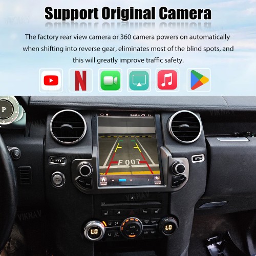 Viknav Android Radio For Land Rover Discovery 4 LR4 2009-2021 Multimedia Player GPS Navigation Stereo Wireless Carplay Android Auto Touch Screen