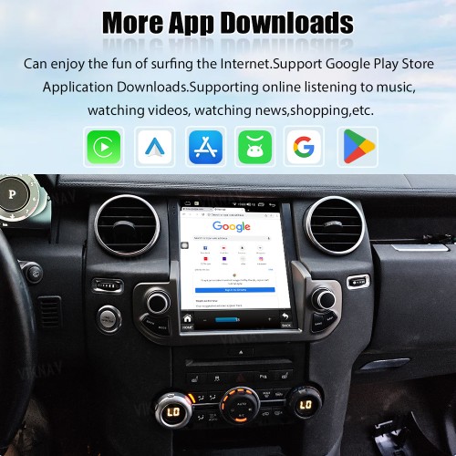 Viknav Android Radio For Land Rover Discovery 4 LR4 2009-2021 Multimedia Player GPS Navigation Stereo Wireless Carplay Android Auto Touch Screen