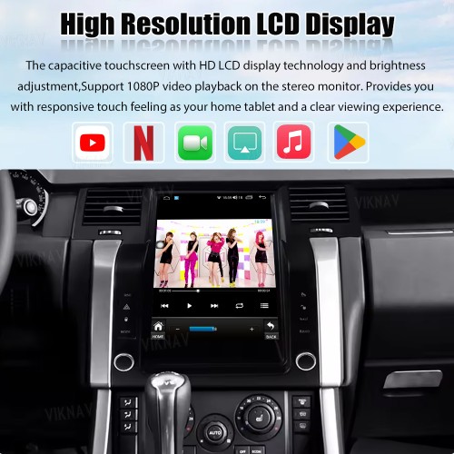 Viknav Android Radio For Land Rover Range Rover L320 2005-2009 Multimedia Player GPS Navigation Stereo Wireless Carplay Android Auto Touch Screen