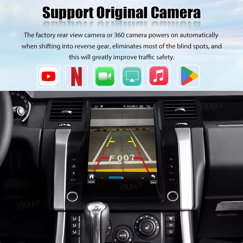 Viknav Android Radio For Land Rover Range Rover L320 2005-2009 Multimedia Player GPS Navigation Stereo Wireless Carplay Android Auto Touch Screen