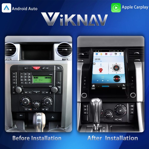 Viknav Android Radio For Land Rover Range Rover L320 2005-2009 Multimedia Player GPS Navigation Stereo Wireless Carplay Android Auto Touch Screen